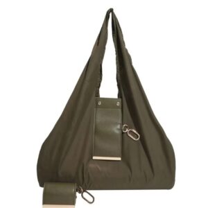 Dark Green foldable tode bag