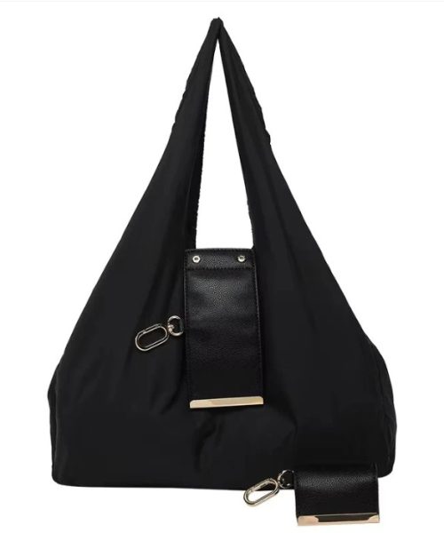 Black foldable tode bag